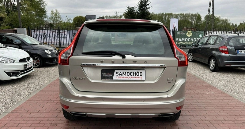 Volvo XC 60 cena 99800 przebieg: 122000, rok produkcji 2017 z Brwinów małe 466